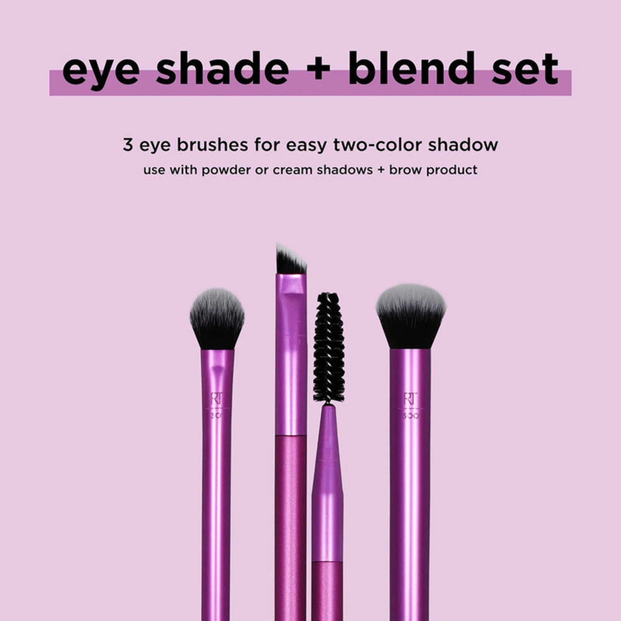 Real Techniques Eye Shade + Blend Makeup Brush Set