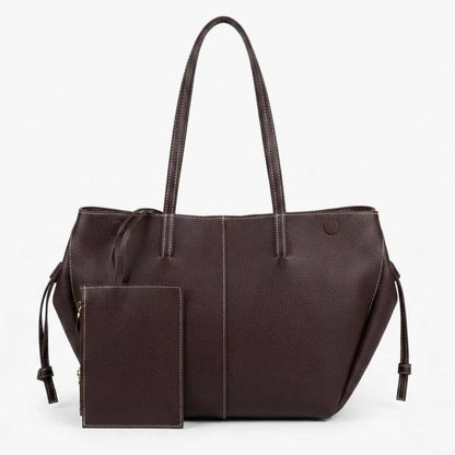 Enshee Cyme Handbag - Dark Brown