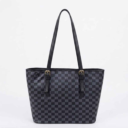 Enshee Check Tote - Multi