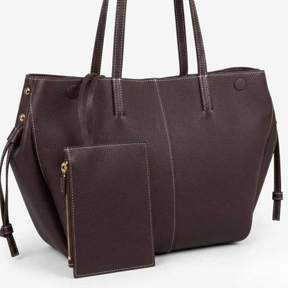 Enshee Cyme Handbag - Dark Brown
