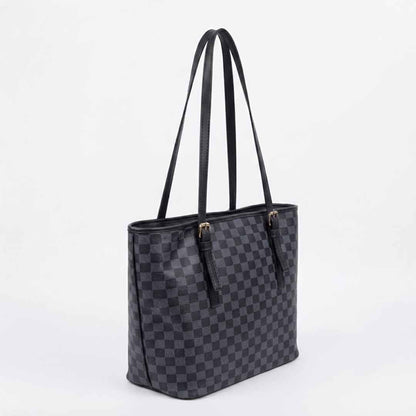Enshee Check Tote - Multi