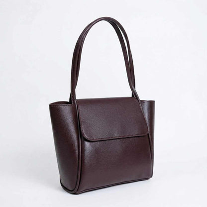 Enshee Jadel Large Tote - Dark Brown
