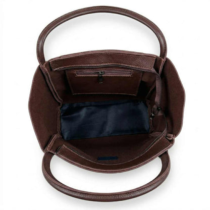 Enshee Jadel Large Tote - Dark Brown