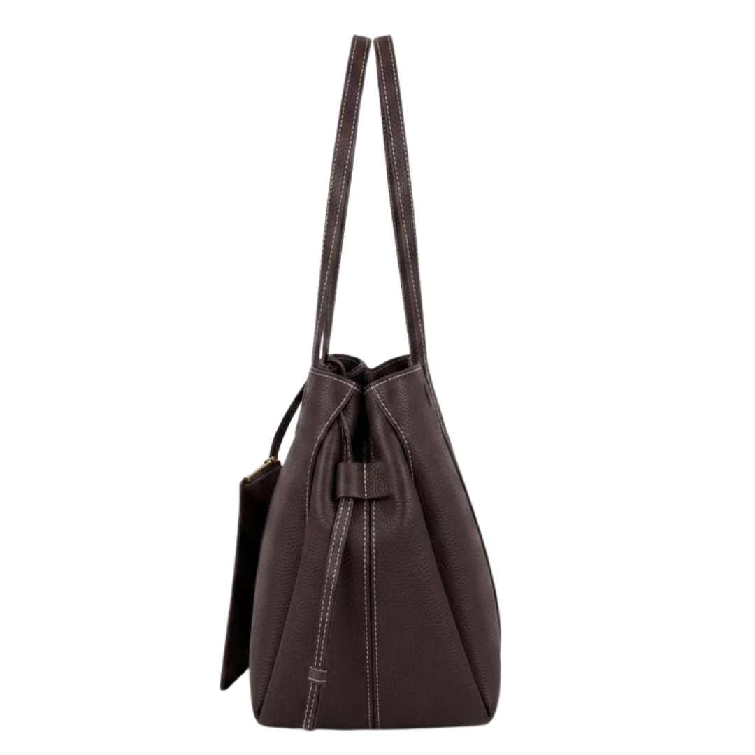 Enshee Cyme Handbag - Dark Brown