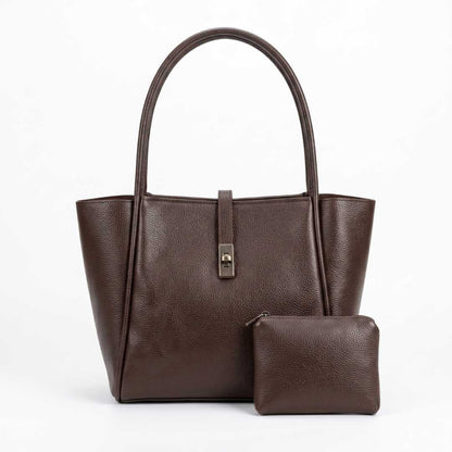 Enshee Joblet Tote - Dark Brown
