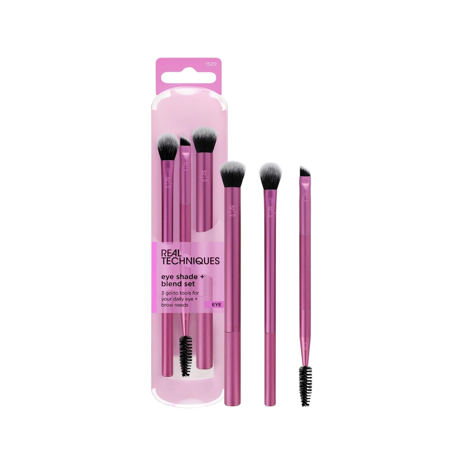Real Techniques Eye Shade + Blend Makeup Brush Set