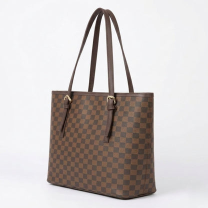 Enshee Check Tote - Multi